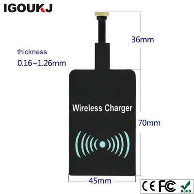 Qi Wireless Charger adaptor Receiver coil for Samsung Wholesale ultra thin Universal and Android Smart phone