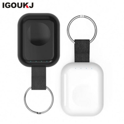 Hot Sale Christmas Gift Smart Watch Magnetic Charging PAD 300mah power bank For Apple Watch 4 3 2 1 Qi Wireless Charger